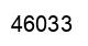 Number 46033 black image
