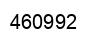 Number 460992 black image
