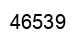 Number 46539 black image