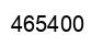 Number 465400 black image