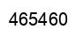 Number 465460 black image