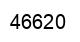 Number 46620 black image