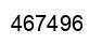 Number 467496 black image