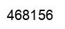 Number 468156 black image