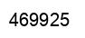 Number 469925 black image