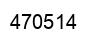 Número 470514 imagen negro