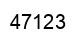 Number 47123 black image