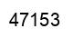 Number 47153 black image