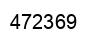 Número 472369 imagen negro