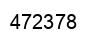 Number 472378 black image