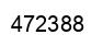 Number 472388 black image