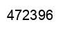 Number 472396 black image