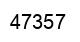 Number 47357 black image