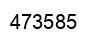 Number 473585 black image