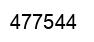 Number 477544 black image