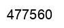 Number 477560 black image