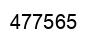 Number 477565 black image