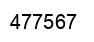Number 477567 black image