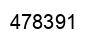 Number 478391 black image