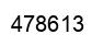 Number 478613 black image