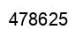 Number 478625 black image