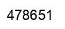 Number 478651 black image