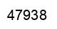 Number 47938 black image