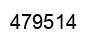 Number 479514 black image