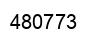 Number 480773 black image