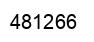 Number 481266 black image