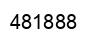 Number 481888 black image