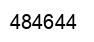 Number 484644 black image