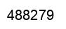 Number 488279 black image