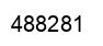 Number 488281 black image