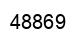 Number 48869 black image