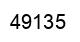 Number 49135 black image