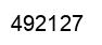 Number 492127 black image