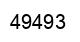 Number 49493 black image
