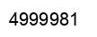 Número 4999981 imagen negro