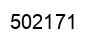 Number 502171 black image