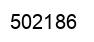 Number 502186 black image