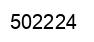 Number 502224 black image
