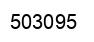 Number 503095 black image