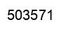 Number 503571 black image