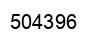 Number 504396 black image