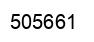 Number 505661 black image