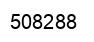 Number 508288 black image