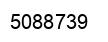 Number 5088739 black image