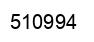 Number 510994 black image