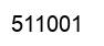 Number 511001 black image